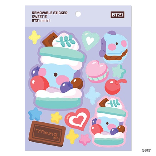 [BT21 Minini] MANG Removable Sticker [Sweetie] BTS Merch