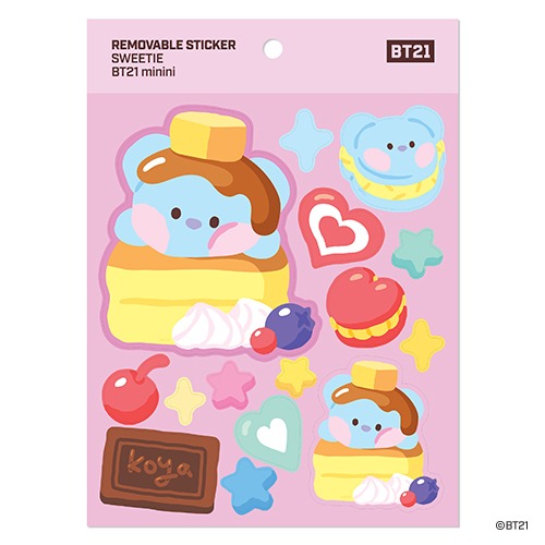 [BT21 Minini] KOYA Removable Sticker [Sweetie] BTS Merch