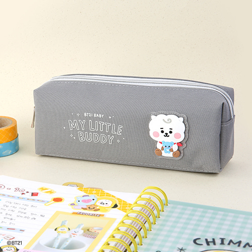 [BT21] Twin Pocket Pen Pouch [Little Buddy] Pencil Case BTS Merch