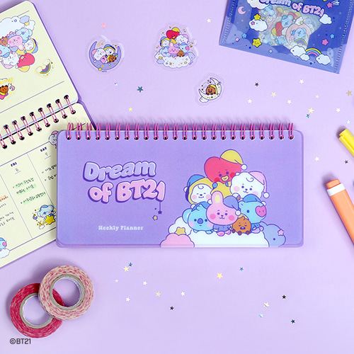 [BT21] Baby Weekly Planner Calendar [Dream] BTS Merch