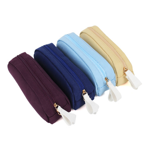 Morning Glory Ribbon Handle Plush Pencil Case