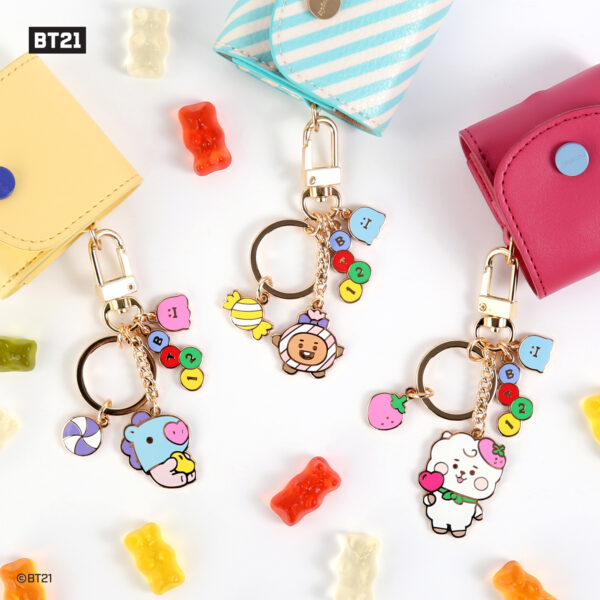 [BT21 Baby] Metal Keyring [Jelly Candy] BTS Merch