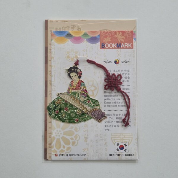 [Gongyenara] Metal Bookmark Hanbok 55x55mm