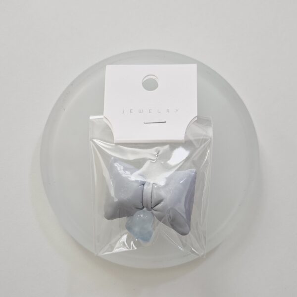 [HO BAK SUNG] Crocs Charm Blue Bow & Heart Set (2pcs)