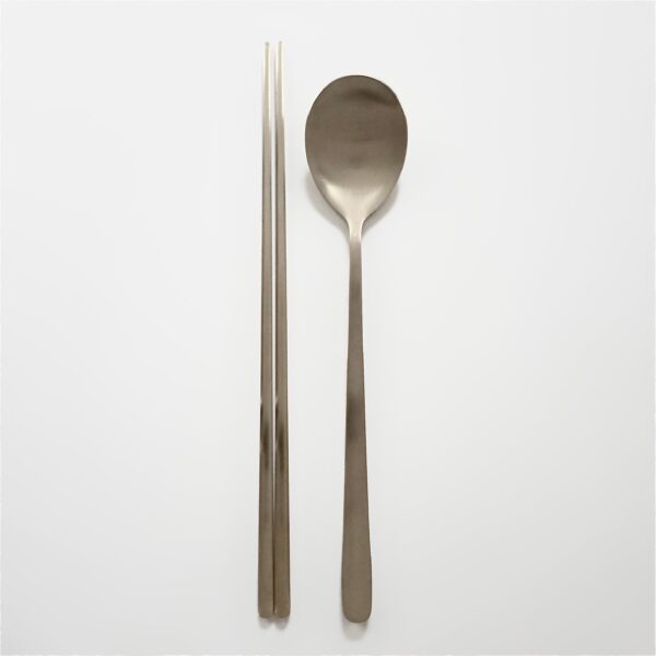 Taejo Titanium Coated Chopsticks and Spoon Set