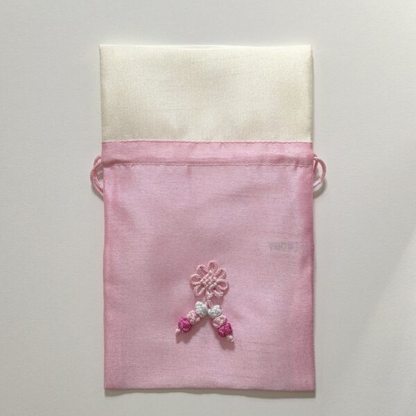 Bokjumeoni (silk pouch) Light Pink 15x10 cm