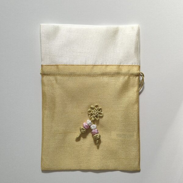 Bokjumeoni (silk pouch) Gold 19x12 cm