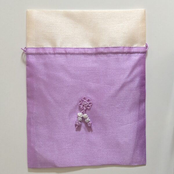 Bokjumeoni (silk pouch) Lilac 24x18 cm