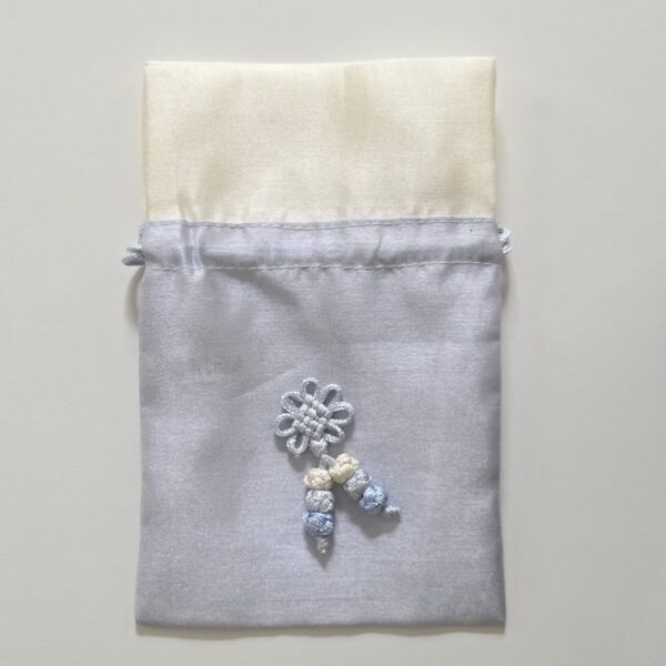 Bokjumeoni (silk pouch) Light Blue 15x10 cm