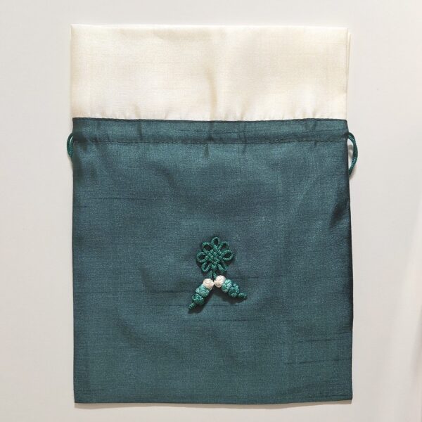 Bokjumeoni (silk pouch) Emerald 24x18 cm