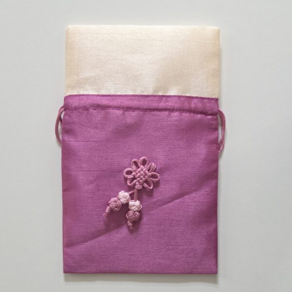 Bokjumeoni (silk pouch) Lilac 15x10 cm