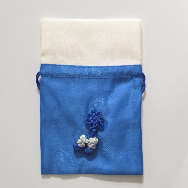 Bokjumeoni (silk pouch) Deep Blue 15x10 cm