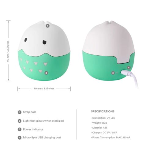 [Jjobi] Pacifier Cleaner (Grey) - Image 6